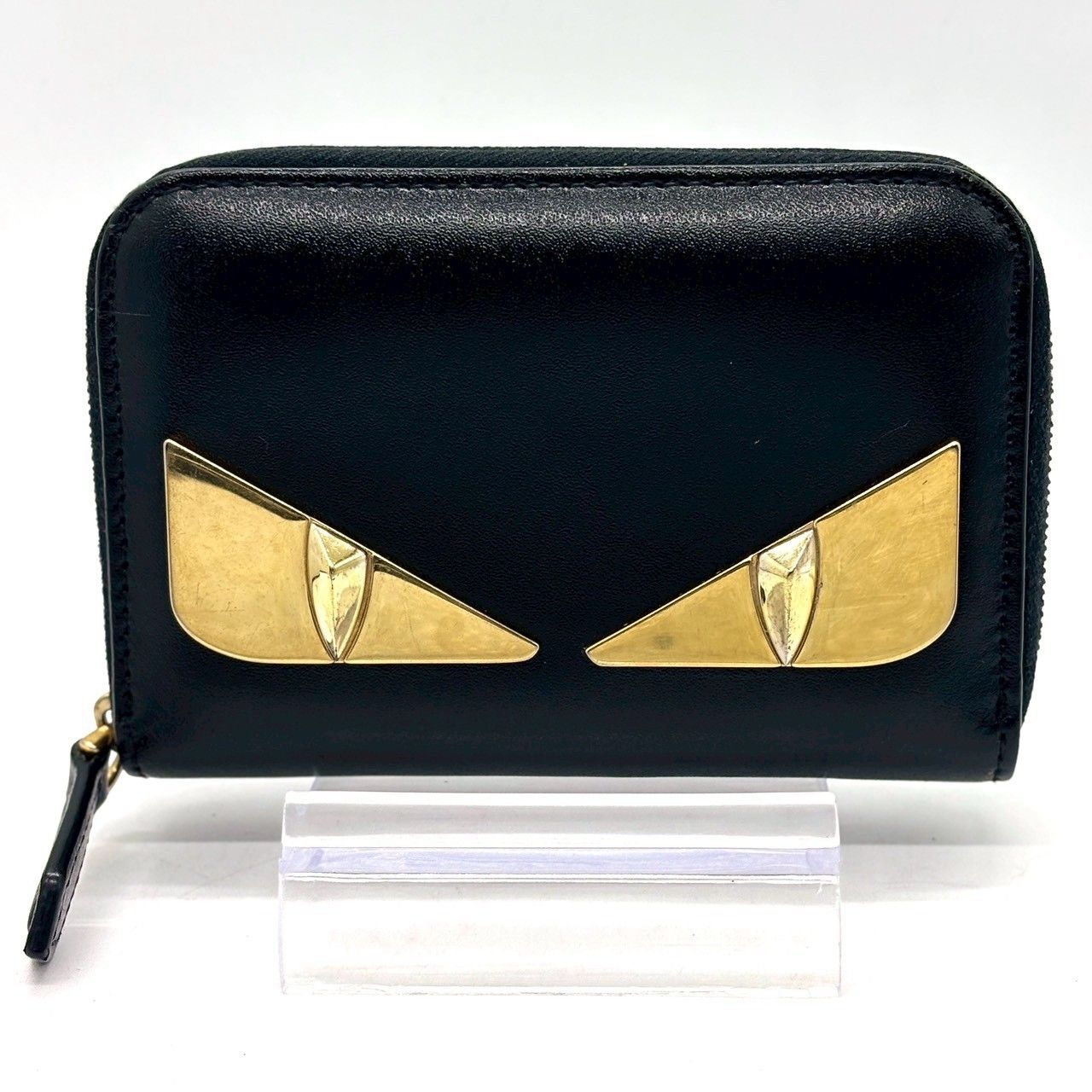 目が奪われるデザイン】 FENDI バグズアイ モンスター コインケース