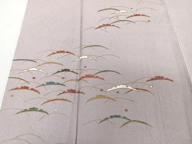平和屋着物●訪問着　雪芝舞花文　暈し染め　金彩　正絹　逸品　AABH6875ph 平和屋着物□訪問着 雪芝文 金彩 正絹 逸品 CABD3131xi - メルカリ