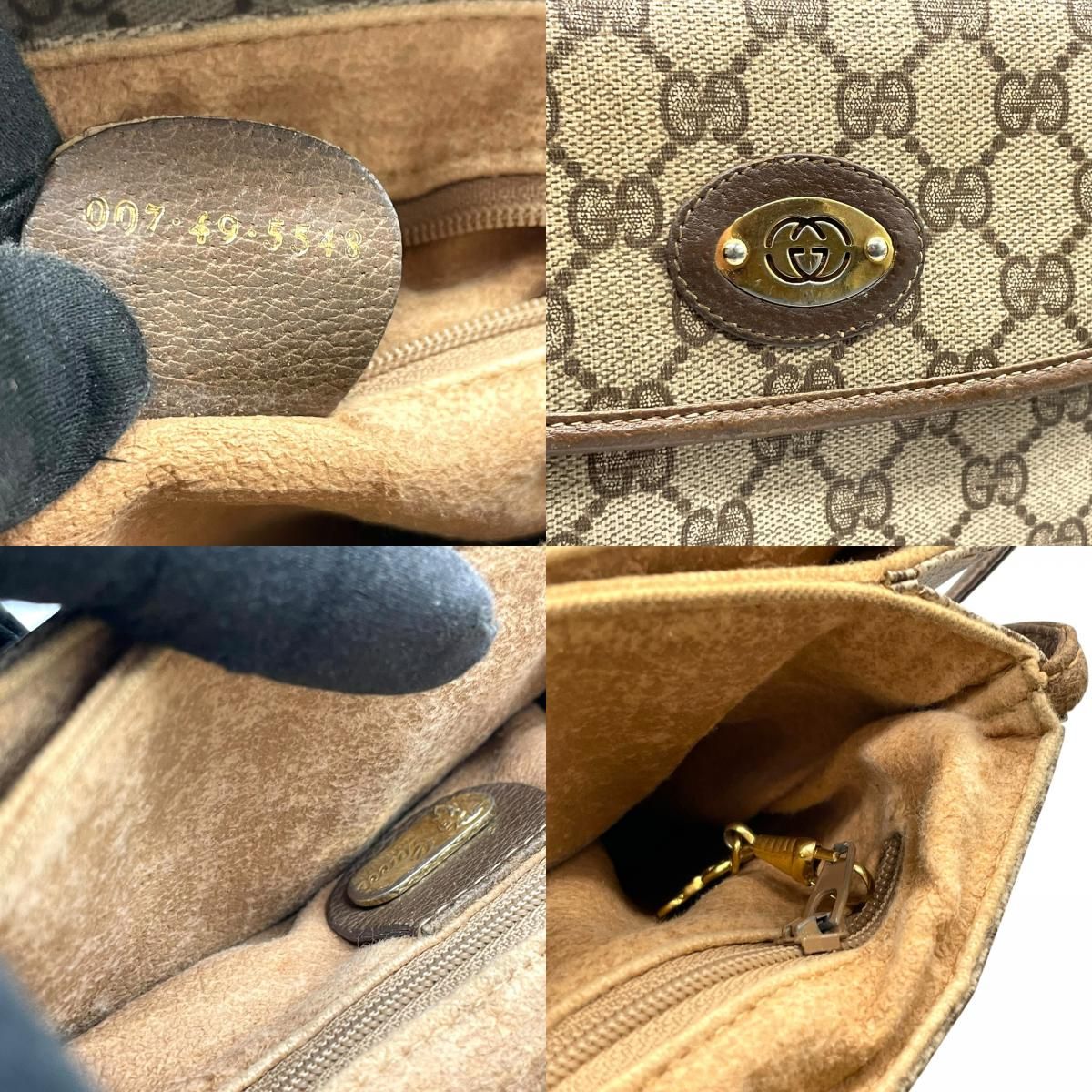 グッチ GUCCI ハンドバッグ トートバッグ GGキャンバス レザー グッチ GUCCI ハンドバッグ トートバッグ GGキャンバス レザー