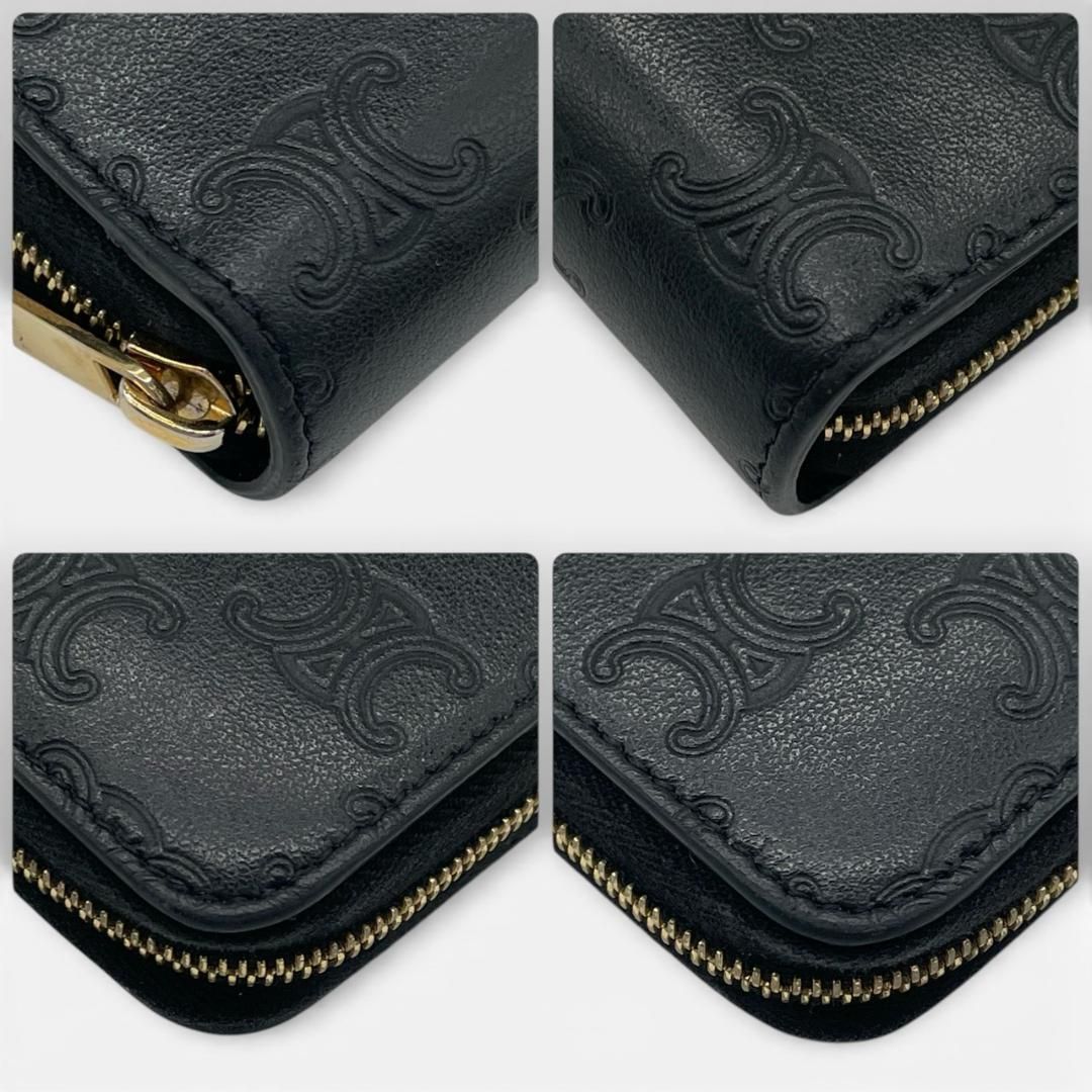 新品同様‼️ セリーヌ CELINE 財布 長財布 ラウンドファスナー 201 