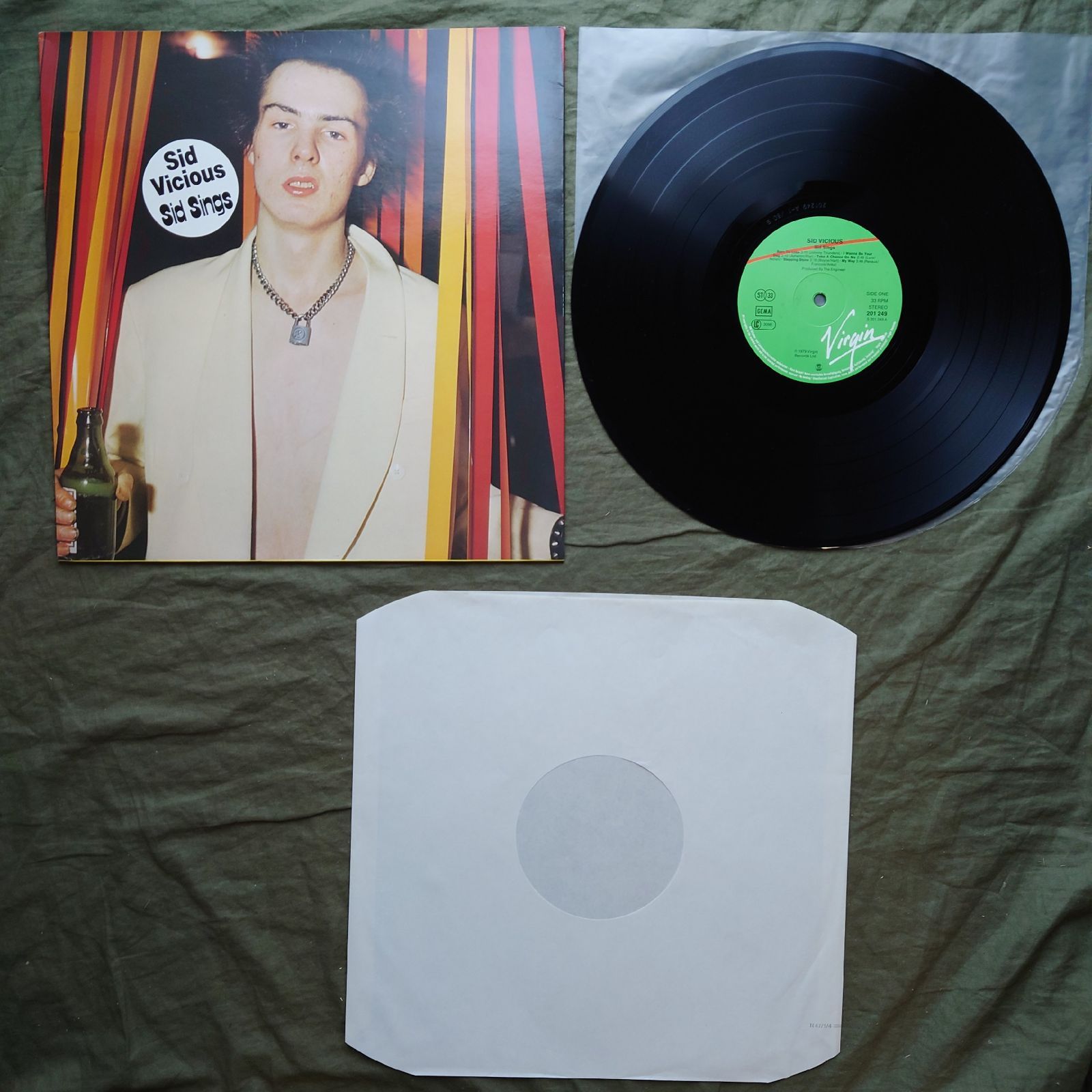 美盤 良ジャケ 1980年 レアドイツ盤 シド・ヴィシャス Sid Vicious LP