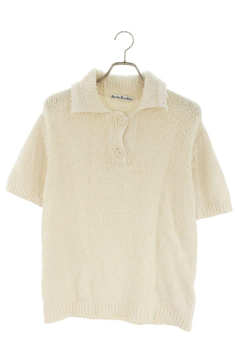 Acne Studios ベージュ ポロシャツ 美品】Acne Studios ポロシャツ ベージュ アクネストゥディオス - メルカリ