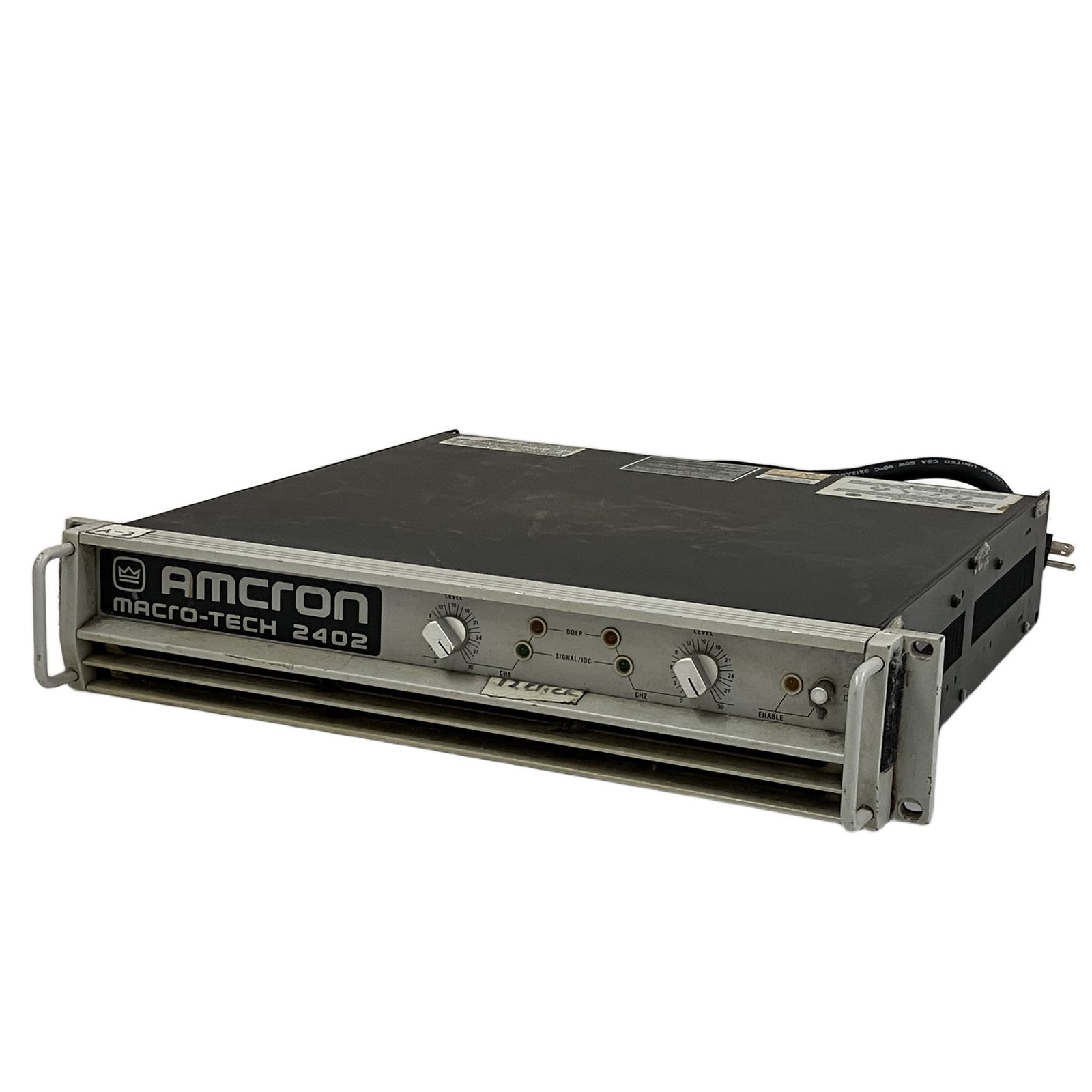 AMCRON パワーアンプ MACRO-TECH 1202 アムクロン クラウン 動作品