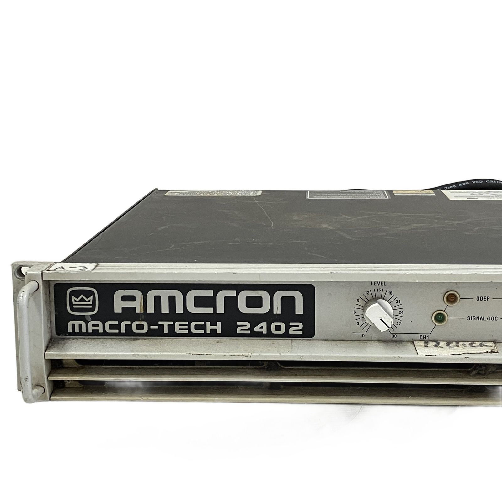 AMCRON/アムクロン MACROTECH 2401 パワーアンプ PA機器ジャンク品②