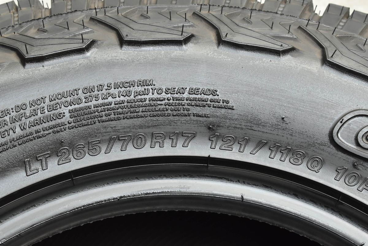 良好品】ヨコハマ ジオランダー X-AT LT265/70R17 4本セット FJ