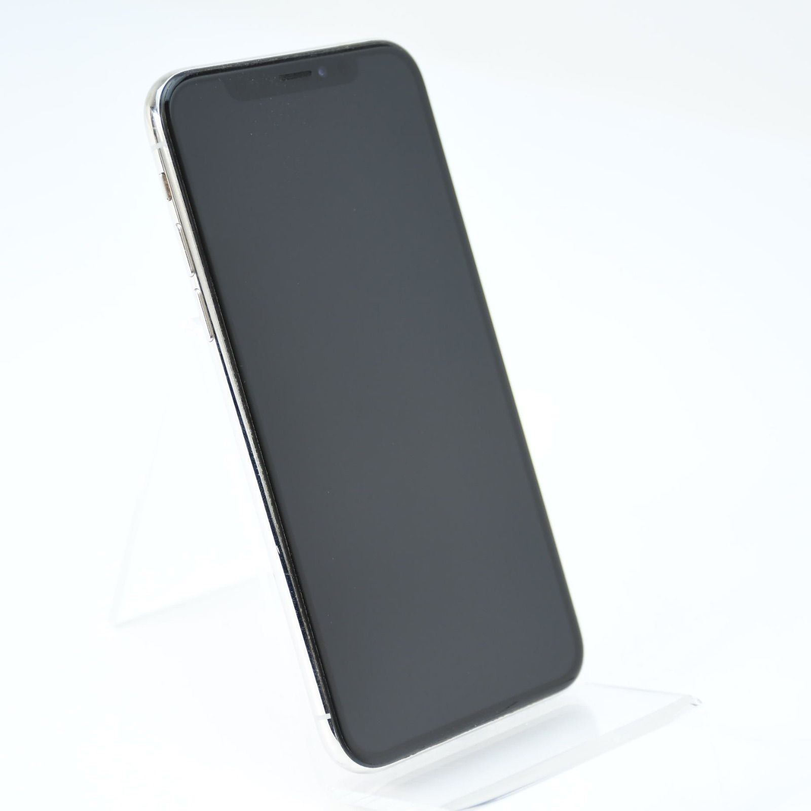 液晶美品＊純正バッテリー84％】 SIMフリー iPhone X 256GB シルバー 