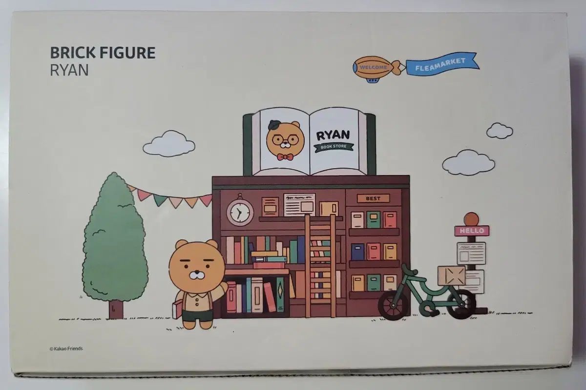 カカオフレンズ ブリック フィギュア ライアン BOOKSTORE