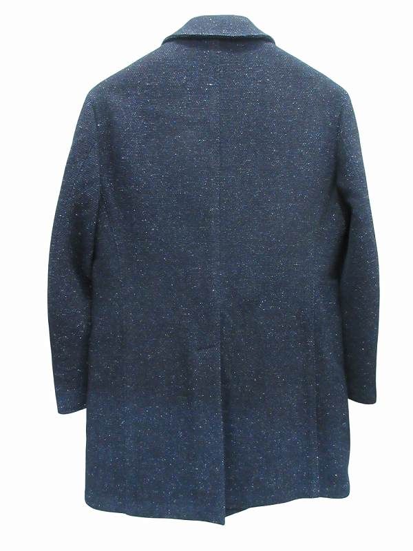 ラルディーニ LARDINI コート チェスターコート ネイビー 50 メンズ