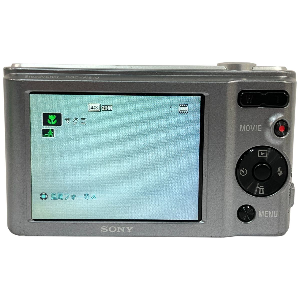 SONY CyberShot DSC-W810 ソニー コンパクトデジタルカメラ 充電器欠品 