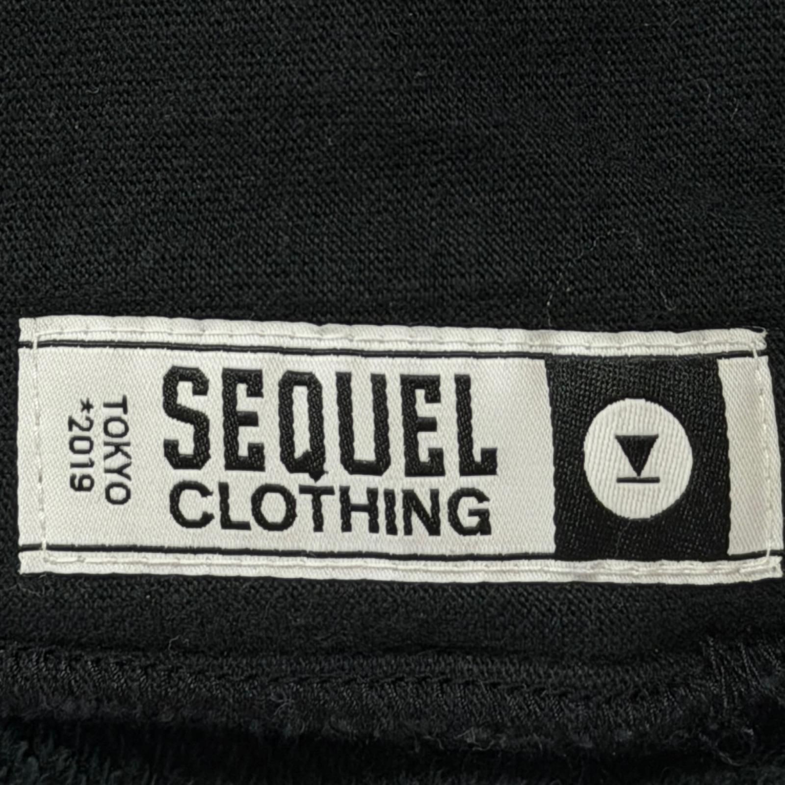参考上代30800円 SEQUEL 25SS SWEAT PANTS T/C裏毛 スウェットパンツ