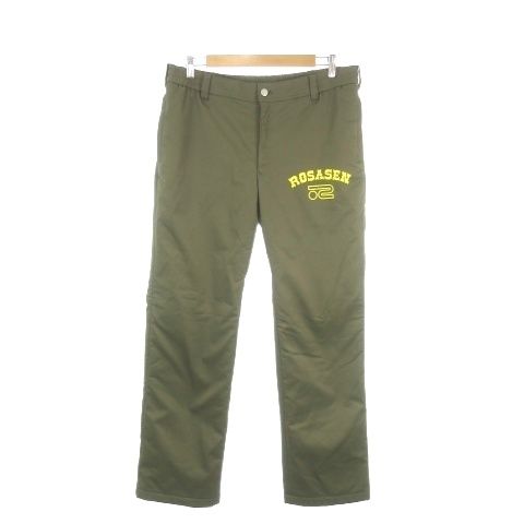 新品！ロサーセン　ゴルフ　オリーブ サイドストライプ メンズパンツ　82 新品！ロサーセン ゴルフ オリーブ サイドストライプ メンズパンツ 82