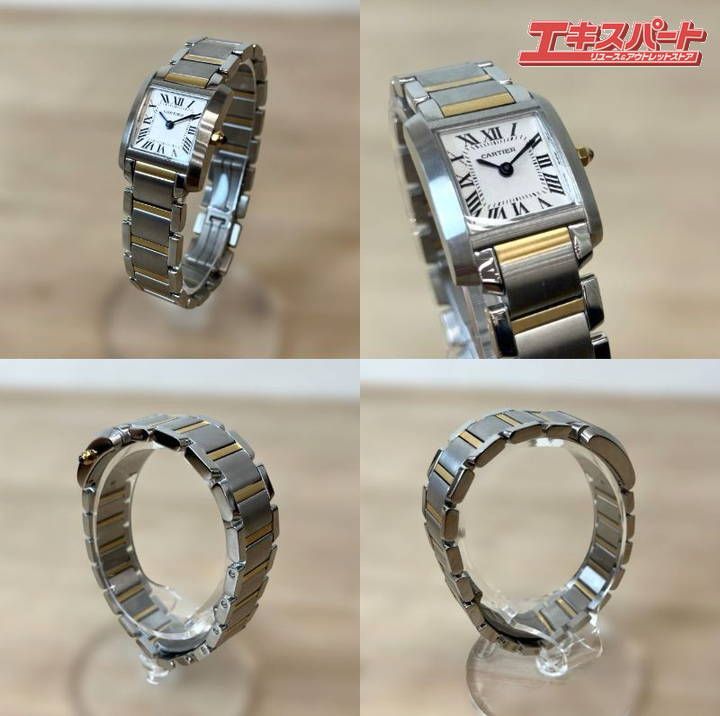 Cartier カルティエ 腕時計 タンクフランセーズ SM コンビ 2384