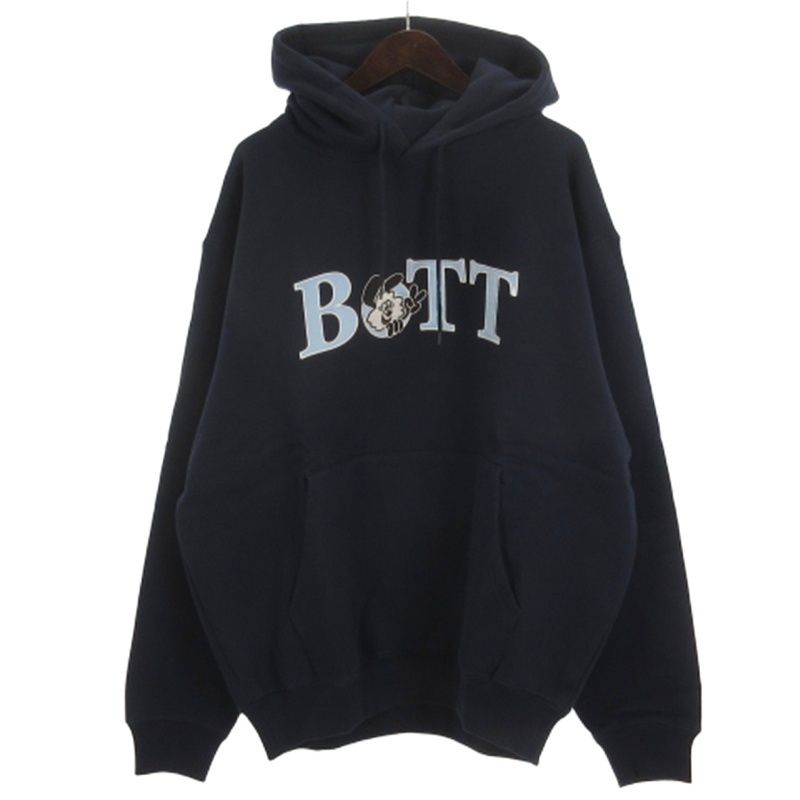 最終値下げ】BoTT ロゴ フード付きパーカー ネイビー BoTT クラシック 