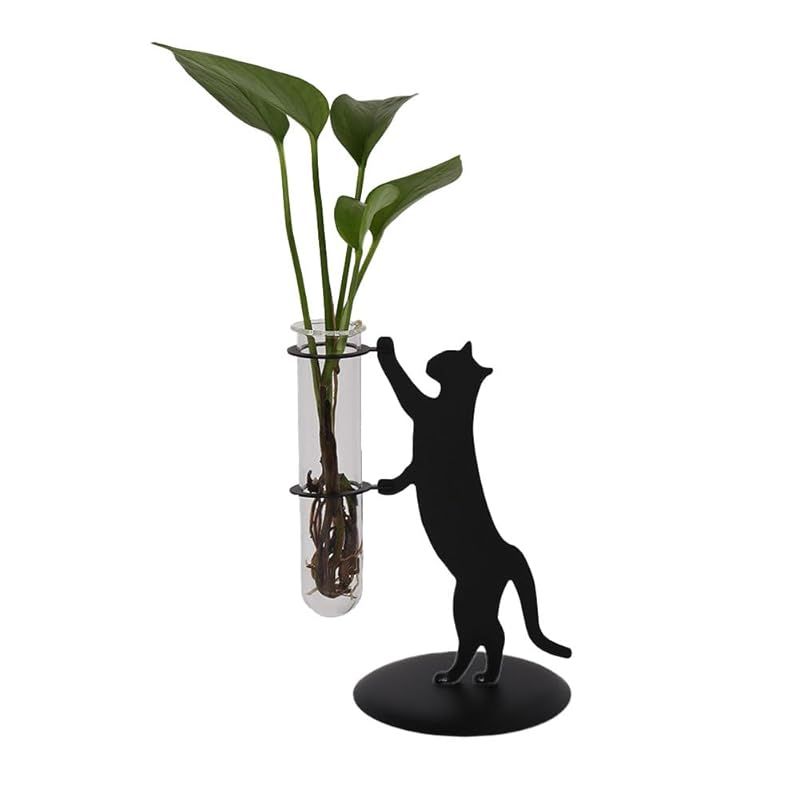 新品】 A-ITEM × neko design 猫のフラワーベーススタンド 一輪挿し