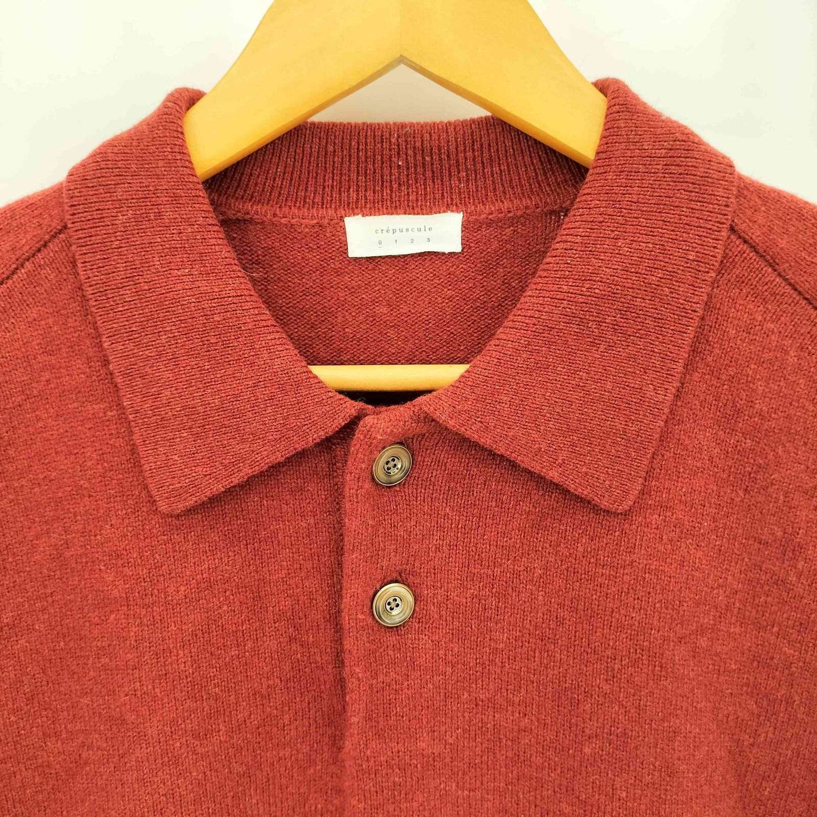 クレプスキュール crepuscule 25AW ニットポロ セーター メンズ JPN：0 