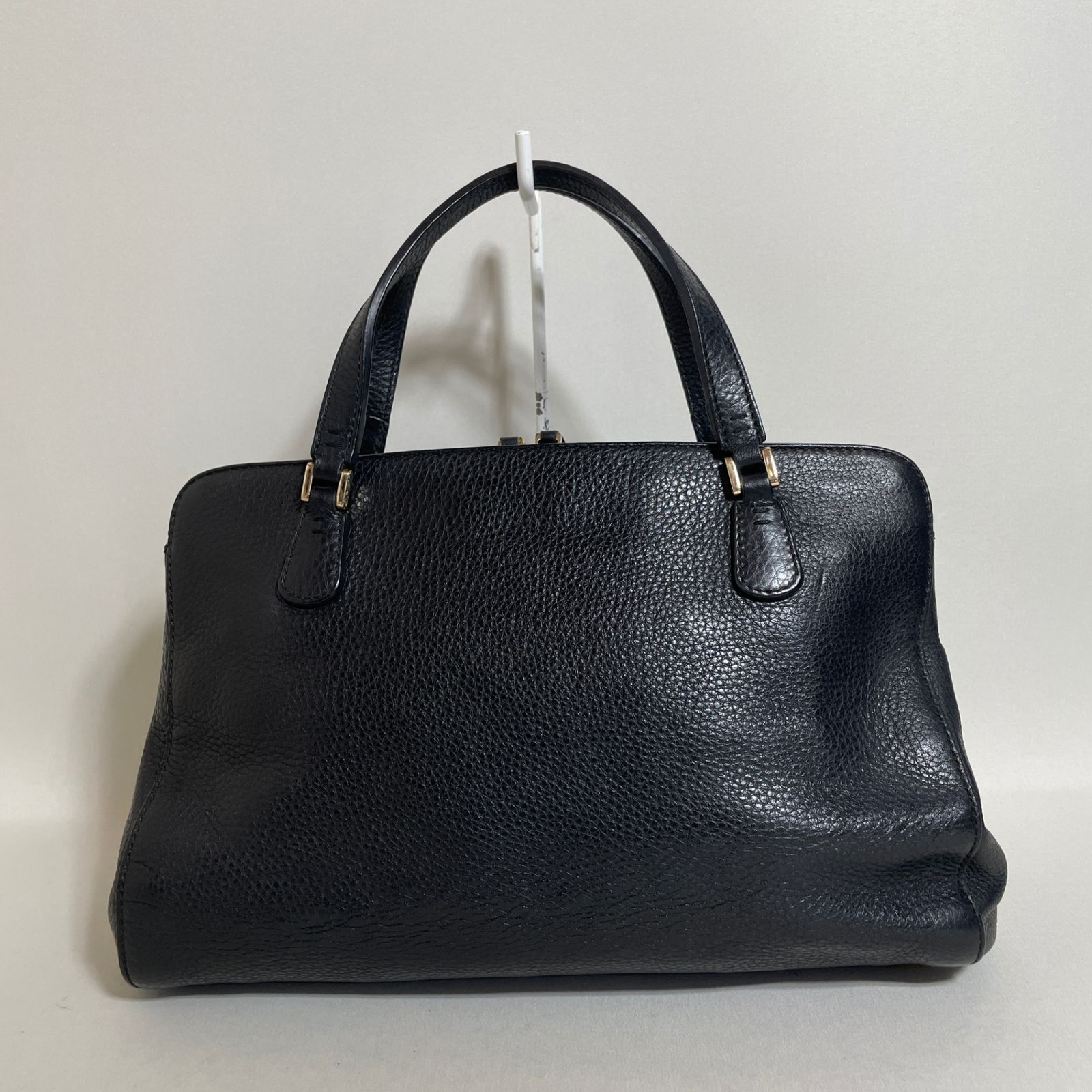 2602-273｜美品｜グッチ ハンドバッグ レザー ブラック - メルカリ