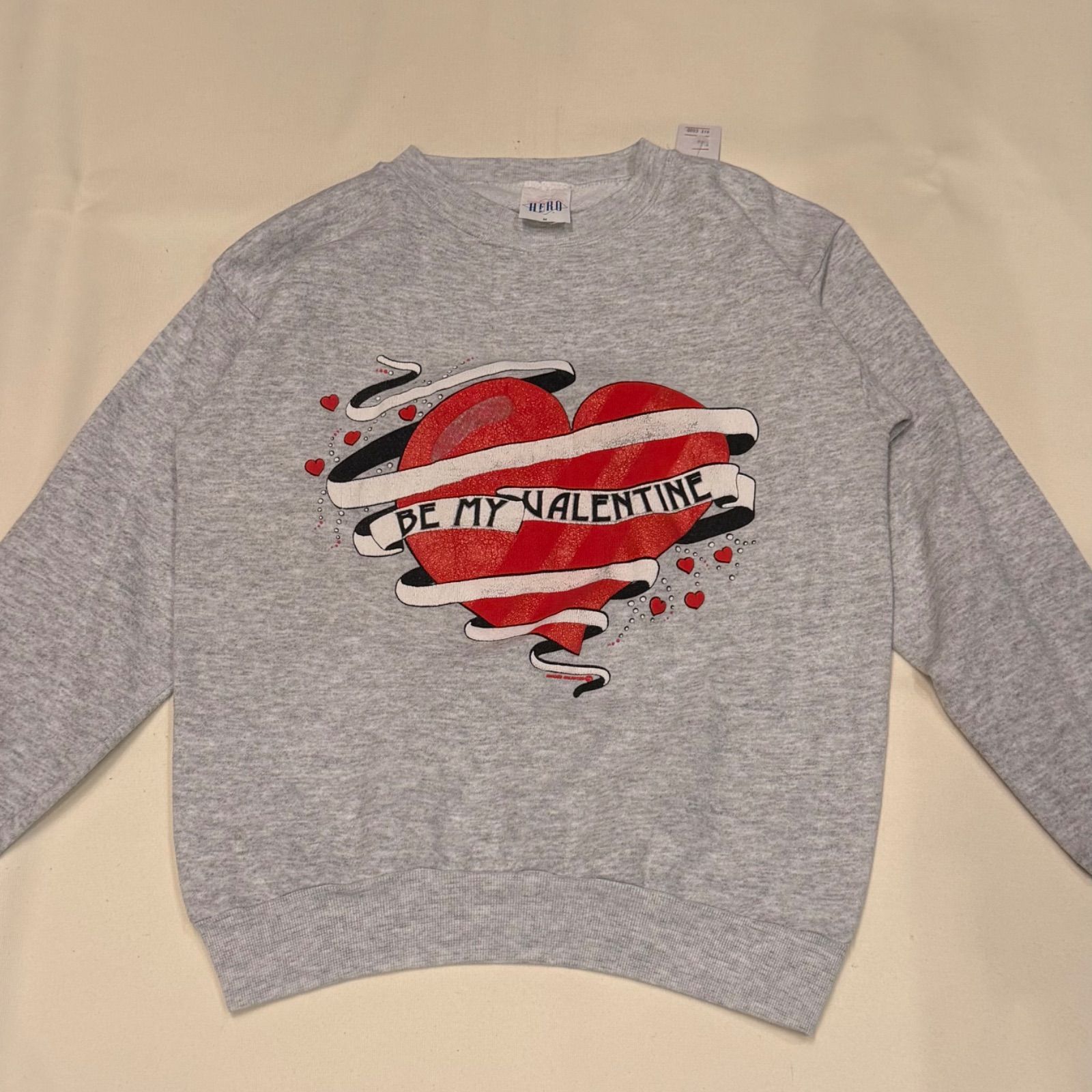 90s 00s usa hero 長袖 スウェット アート カレッジ 海外 ストリート 