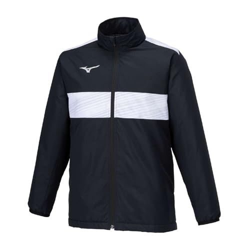 新品 [ミズノ] サッカーウェア ウォーマーシャツ 中綿 ジュニア ジャケット 撥水 P2MEB690 キッズ ブラック