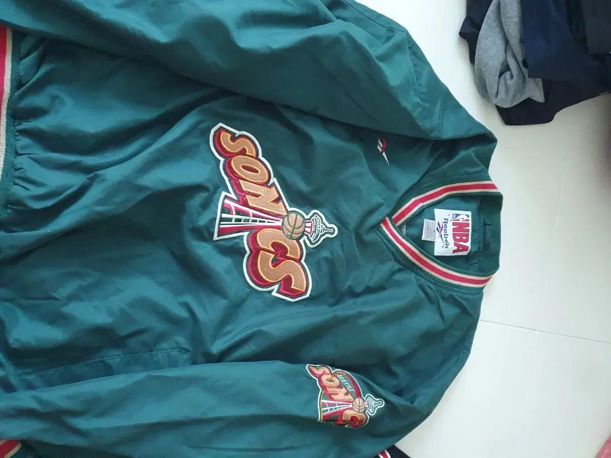 リーボック NBA シアトル SUPER SONICS ウォームアップ Reebok NBA 
