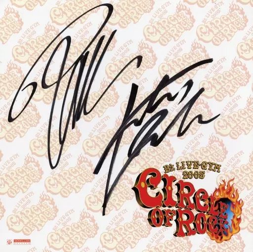 中古】紙製品 B'z 直筆サイン色紙 「B'z LIVE-GYM 2005 “CIRCLE OF