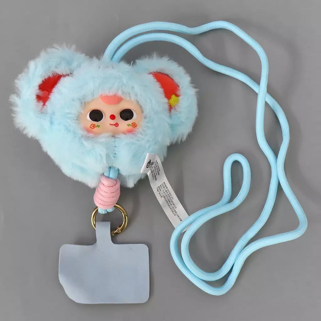 中古】ぬいぐるみマスコット ゾウ 「BABY THREE スマホストラップ