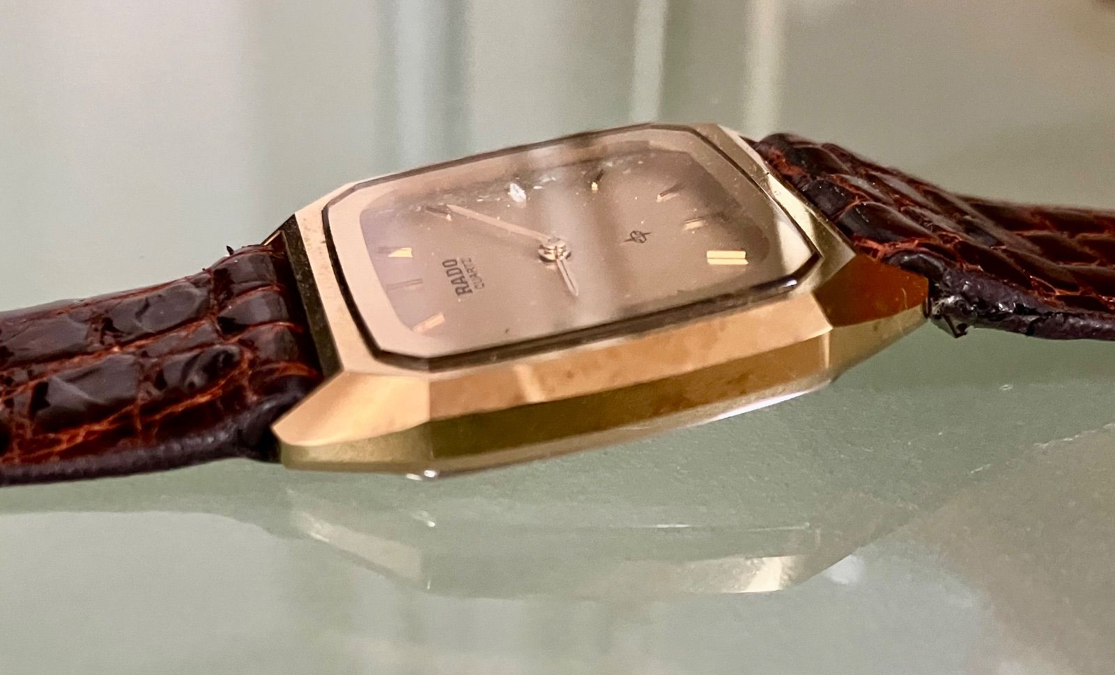 ☆稼働品☆RADO LOUVRE/ラドー ルーブル ☆QZ☆128.9501.9☆ゴールド 