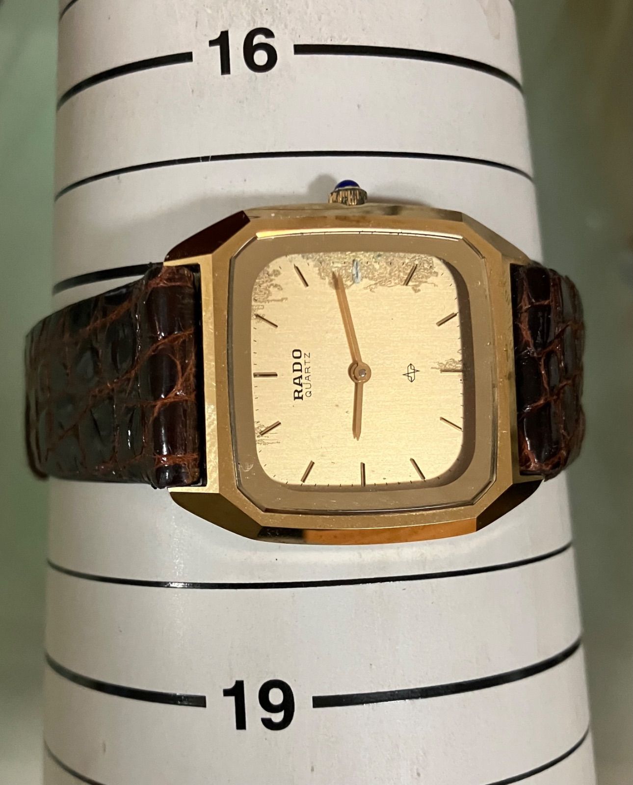 ☆稼働品☆RADO LOUVRE/ラドー ルーブル ☆QZ☆128.9501.9☆ゴールド 