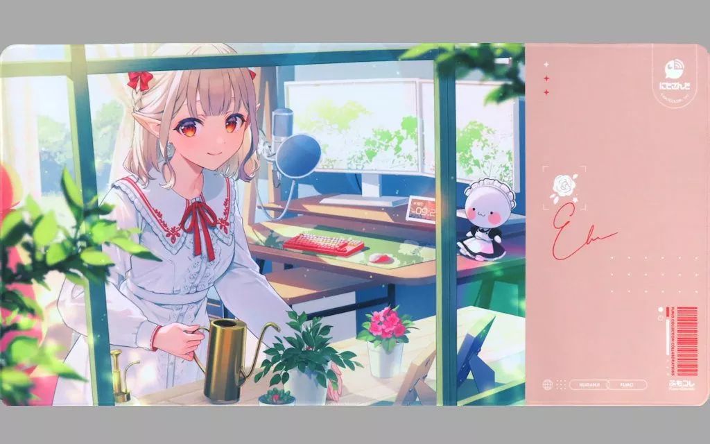 える ゲーミングマウスパッド バーチャルYouTuber にじさんじ×ふもコレ マウスパッド える ゲーミングマウスパッド 「バーチャルYouTuber にじ