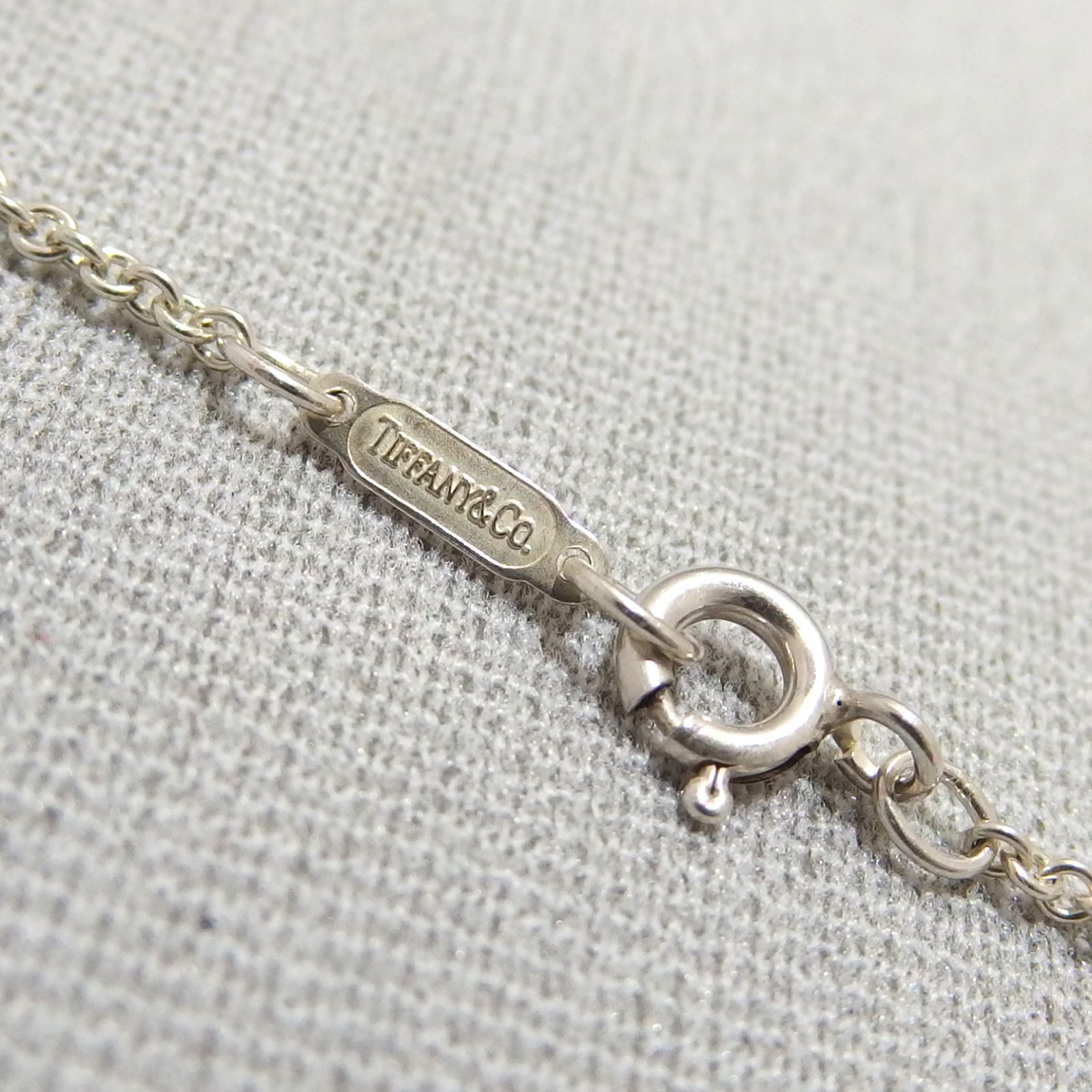 美品☆TIFFANY&Co メキシコ リボン ネックレス SV925 シルバー 約8.8g