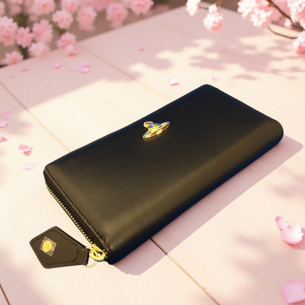 新品・正規品・お買い得！】ヴィヴィアンウエストウッド 長財布 BLACK 