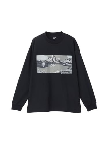 新品 L/S Landscape Tee ブラック XL