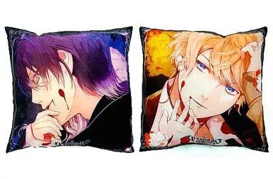 【中古】クッション・抱き枕・本体(キャラクター) シュウ＆レイジ クッション 「アニくじ アニメ DIABOLIK LOVERS」 A-2賞No apparent damage/stain