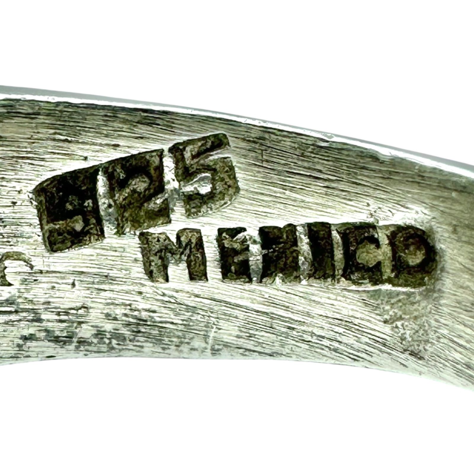 MADE IN MEXICO】ターコイズインレイ Silver 925 刻印 Vintage Design