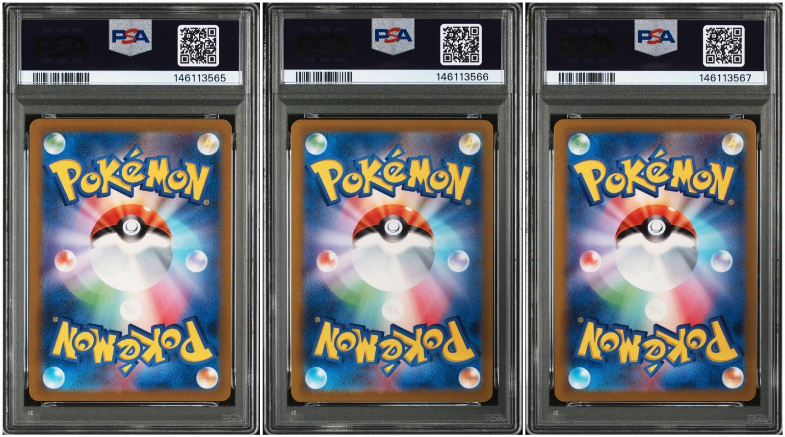 PSA10】 3連番 フシギダネ ヒトカゲ ゼニガメ AR スペシャルデッキ