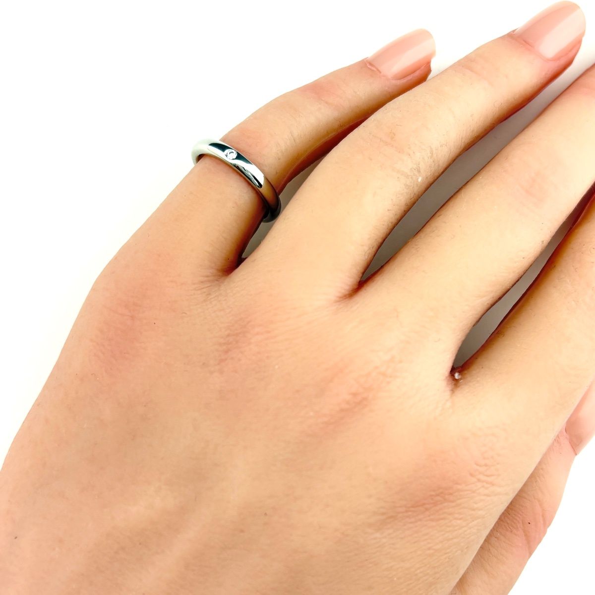 ティファニー TIFFANY&Co. スタッキングバンドリング プラチナ 指輪 