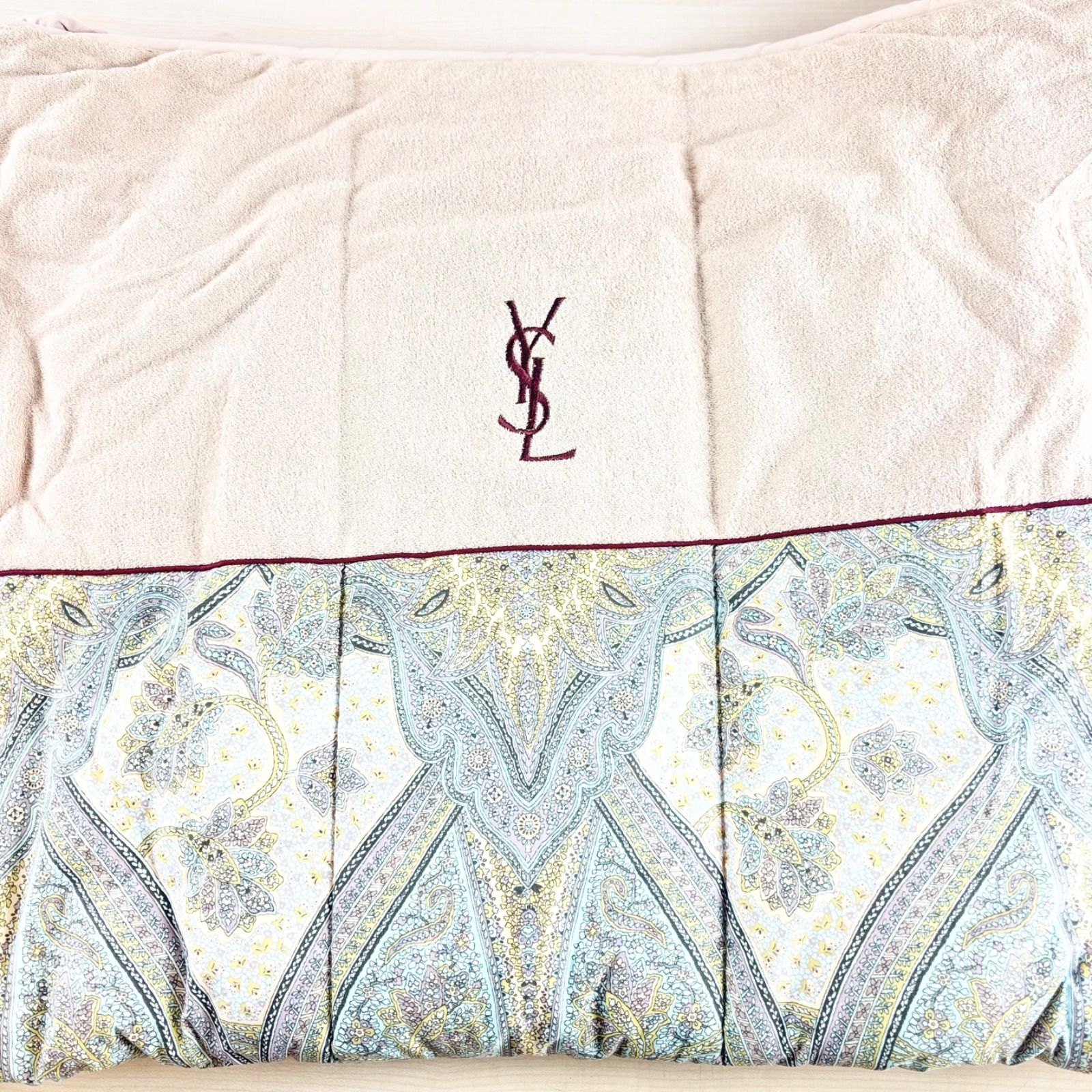 【未使用品】YVES SAINT LAURENT 肌掛けふとん 140×190cm 日本製