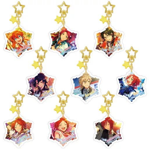 キーホルダー・マスコット(キャラクター) 全9種セット 「あんさんぶるスターズ! スターキーホルダーコレクション Winter ver.」