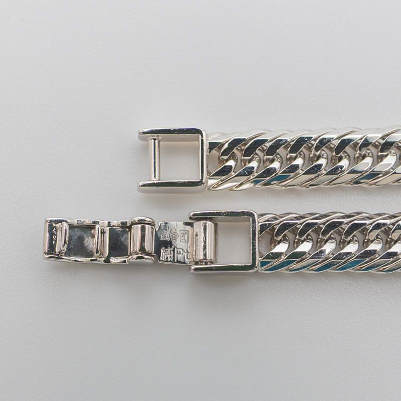 新品仕上げ中古】Pt999 純プラチナ GINZA TANAKA 喜平ブレスレット(12 
