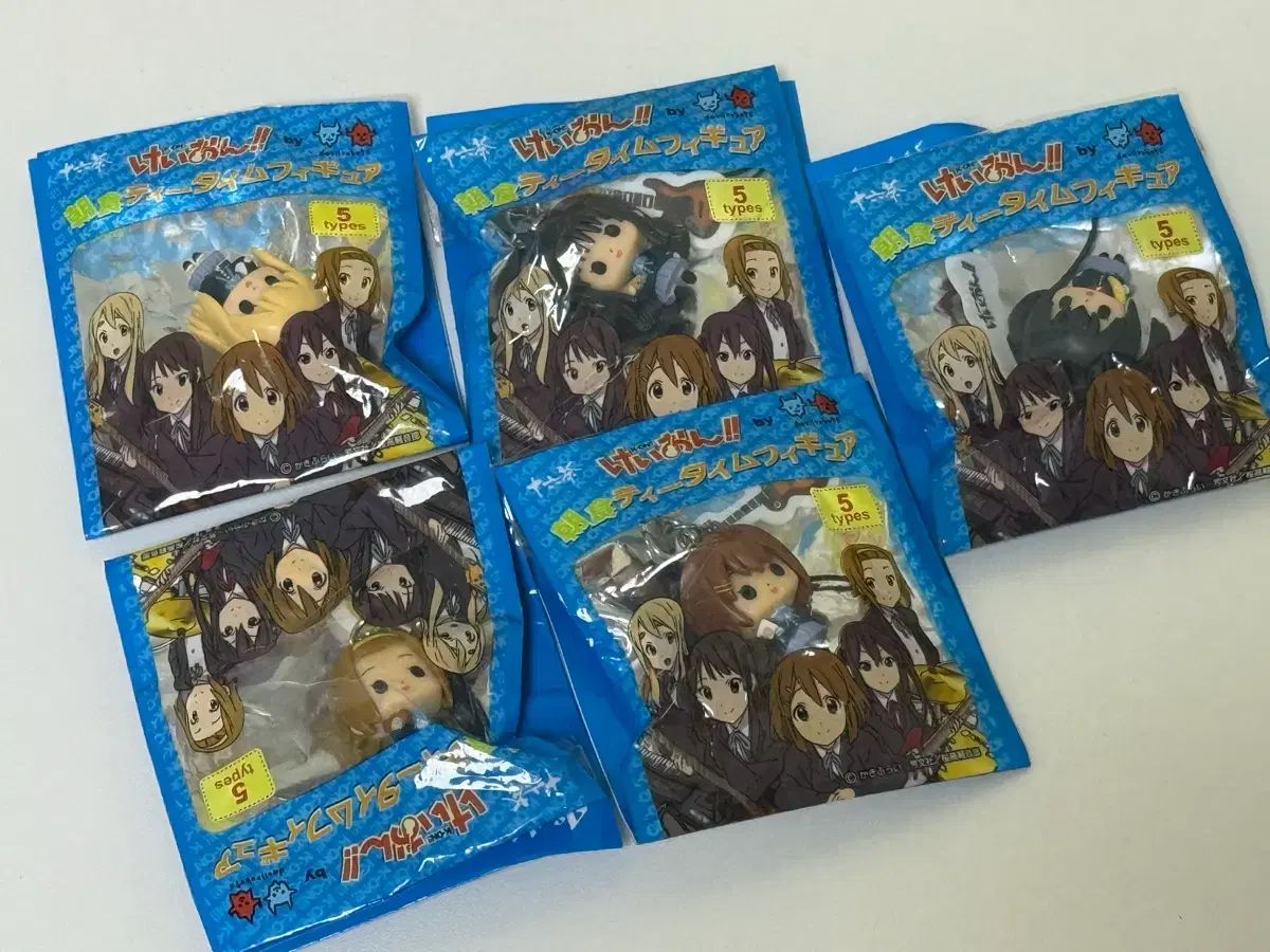 けいおん！放課後ティータイム ストラップ キーホルダー 5種 まとめ 
