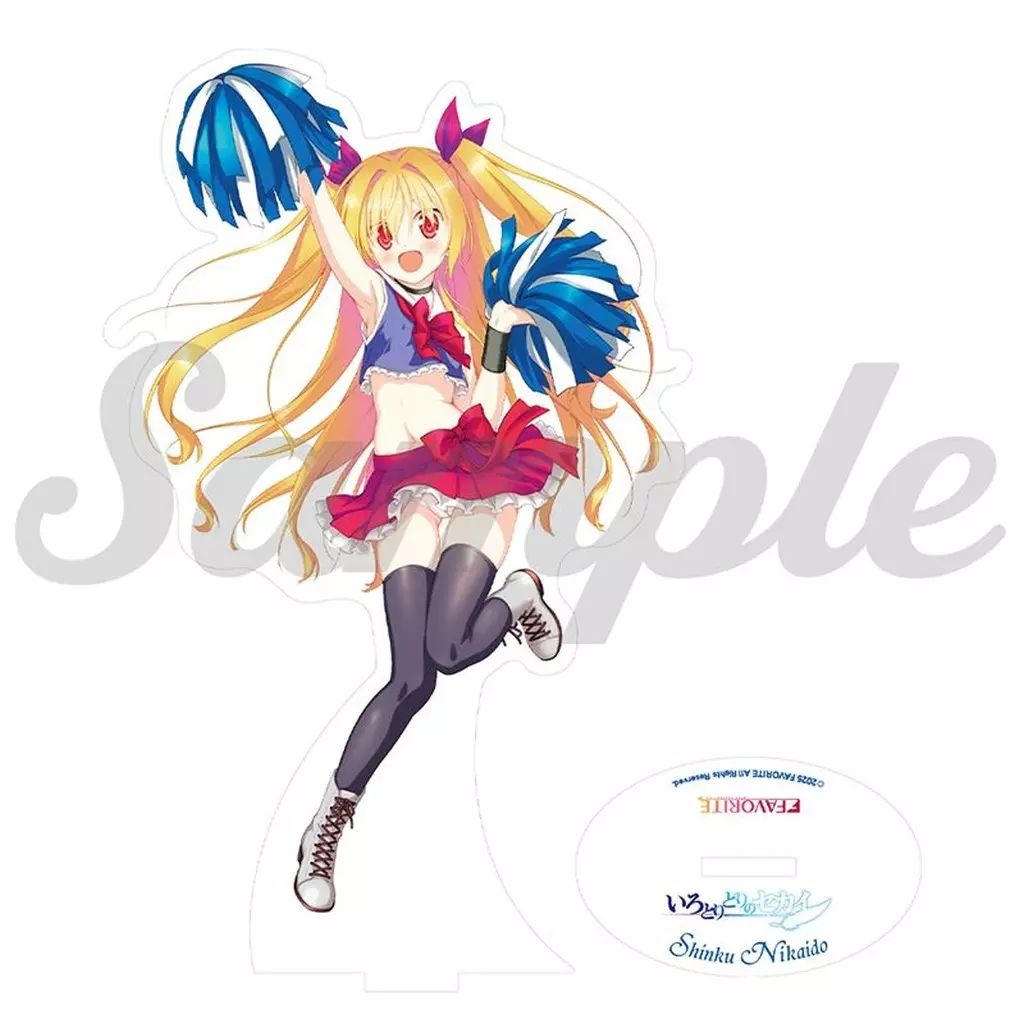 中古】アクリルスタンド・アクリルパネル 二階堂真紅 チアで応援