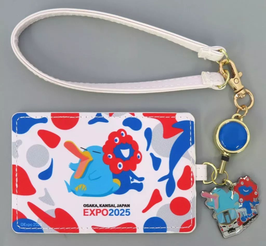 中古】財布・パスケース ミャクミャク＆カモノハシのイコちゃん