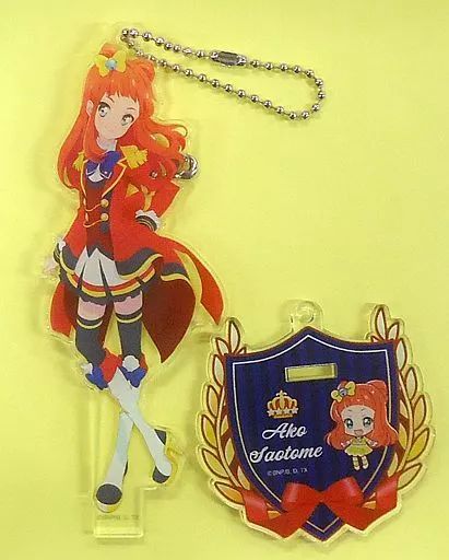 アイカツスターズ！早乙女あこ 制服ver. アクリルバッジスタンドキーホルダー 雑貨 早乙女あこ(制服ver.) アクリルバッジスタンドキーホルダー