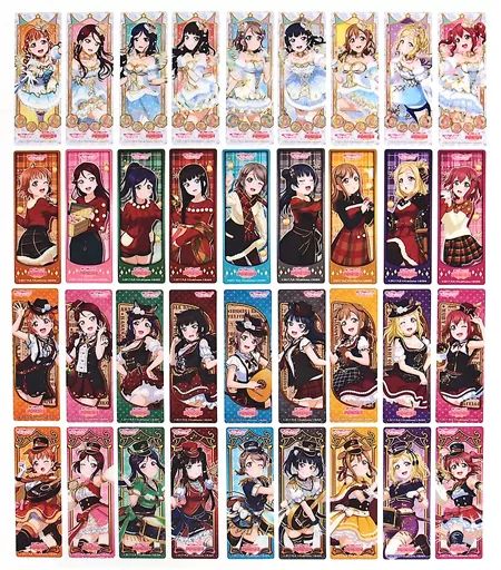 ブックカバー・しおり(キャラクター) ノーマル 36種セット 「ラブライブ!サンシャイン!! トレーディングしおり Vol.6」