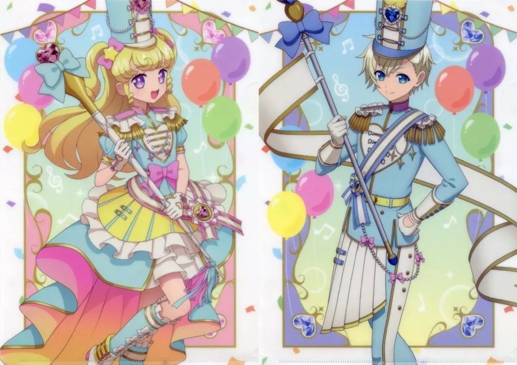中古】クリアファイル 夢川ゆい＆夢川ショウゴ A4クリアファイルセット
