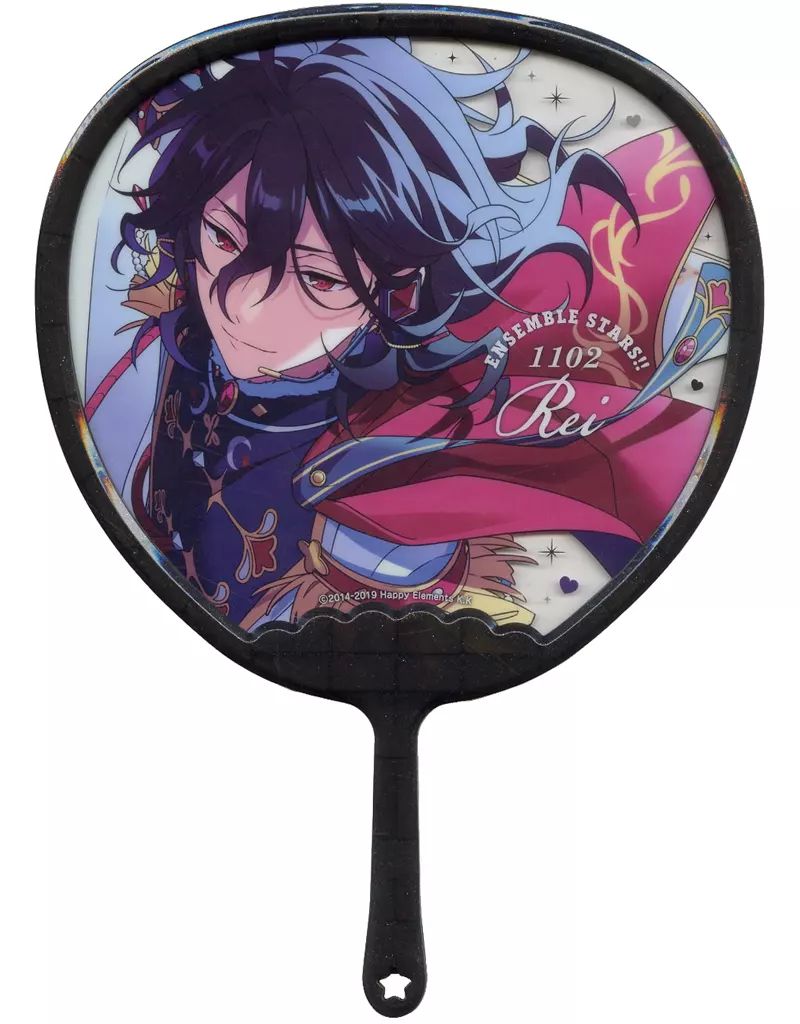 中古】うちわ・扇子 30.朔間零 フレフレスケルトンうちわDX～ブラック