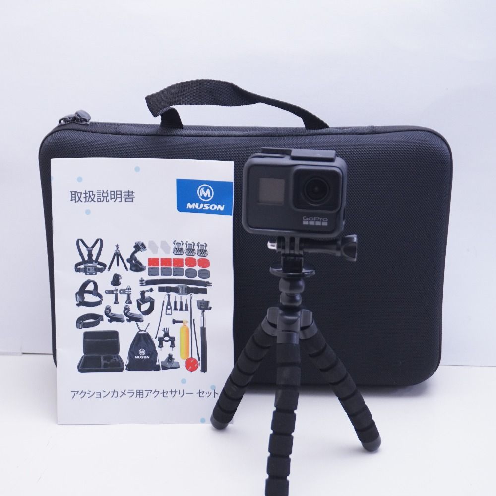 GoPro HERO7 BLACK ウェアラブルカメラ MUSONアクセサリーキット付属 