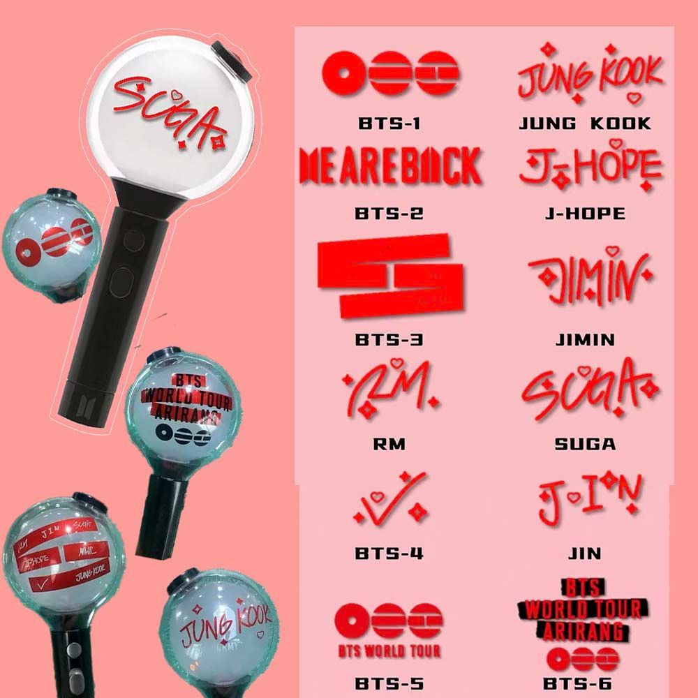 BTS ペンライト用ステッカー 060 ARIRANG アリラン(BTS-1〜BTS-5までの