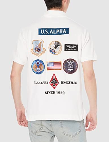 新品 [アルファインダストリーズ] フライトパッチド半袖ポロシャツ TC1581-118-05