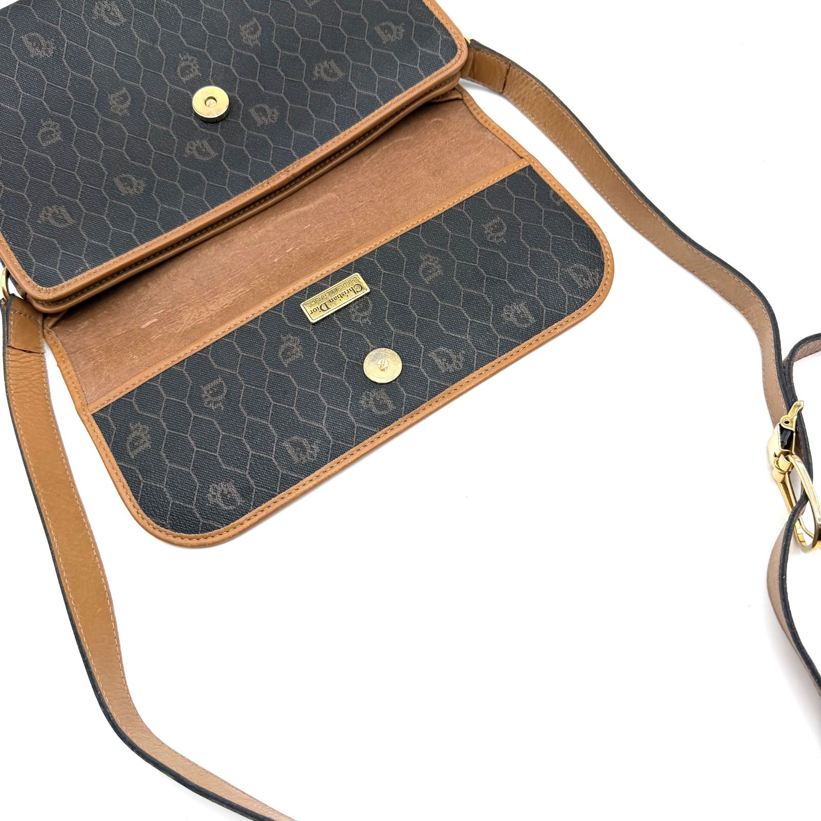 良品】Christian Dior クリスチャンディオール ヴィンテージ ハニカム 