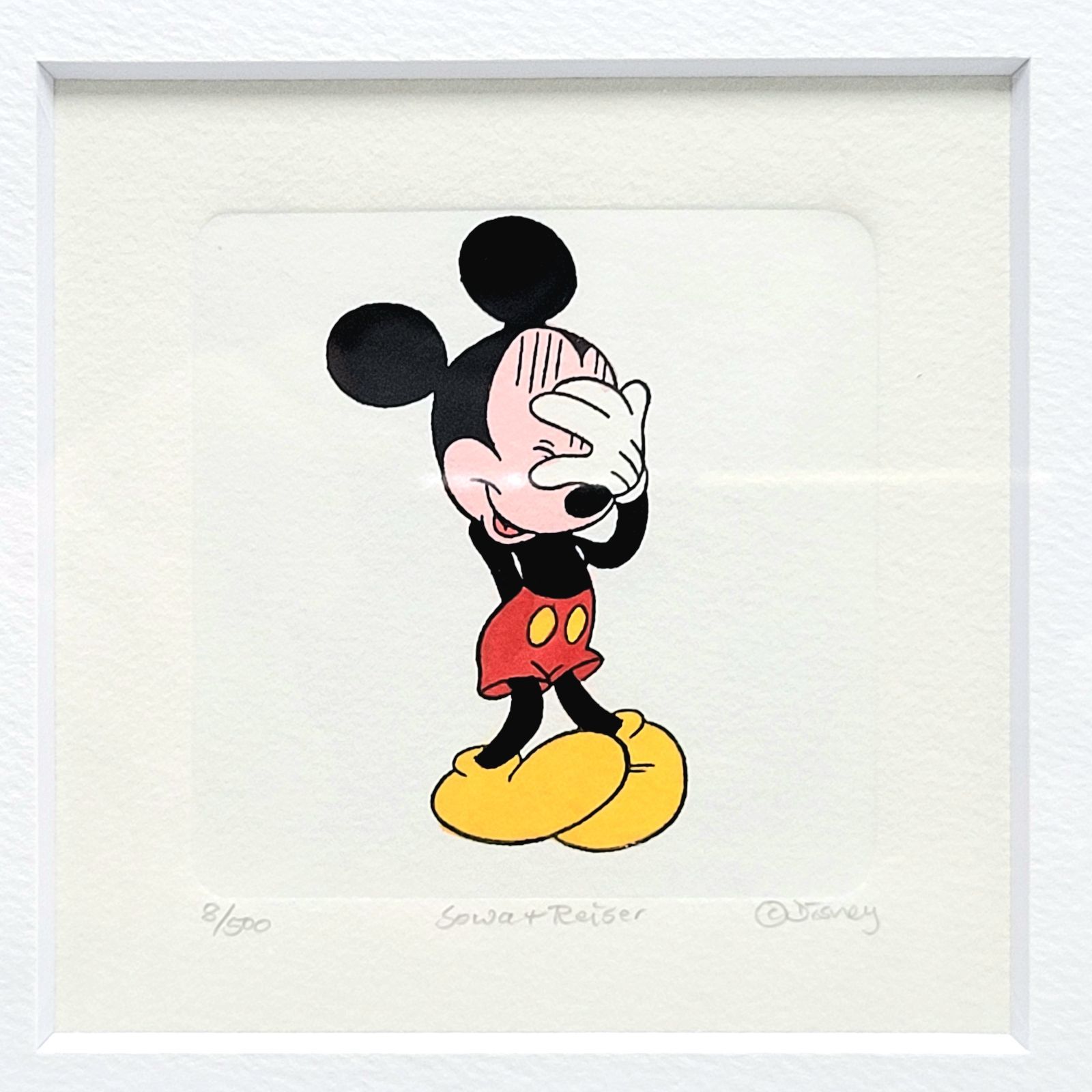 限定品】SOWA＆REISER社 ディズニー ミッキーマウス 版画 リトグラフ